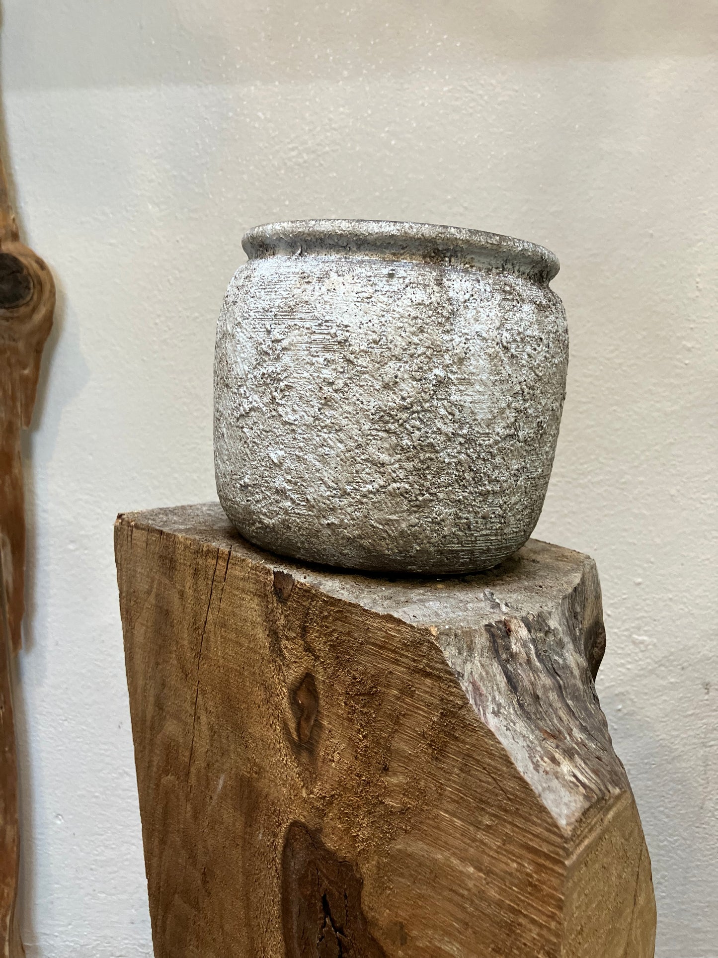 Plant pot Batu Sand - inner diameter 11.5cm - ceramic