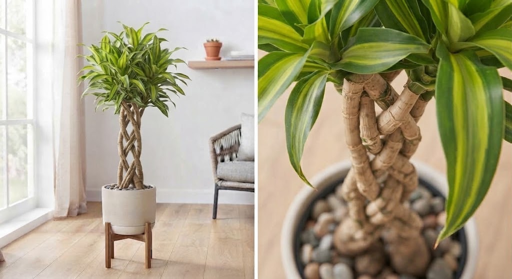 Dracaena Song of India twisted 24Ø 80cm 3pp