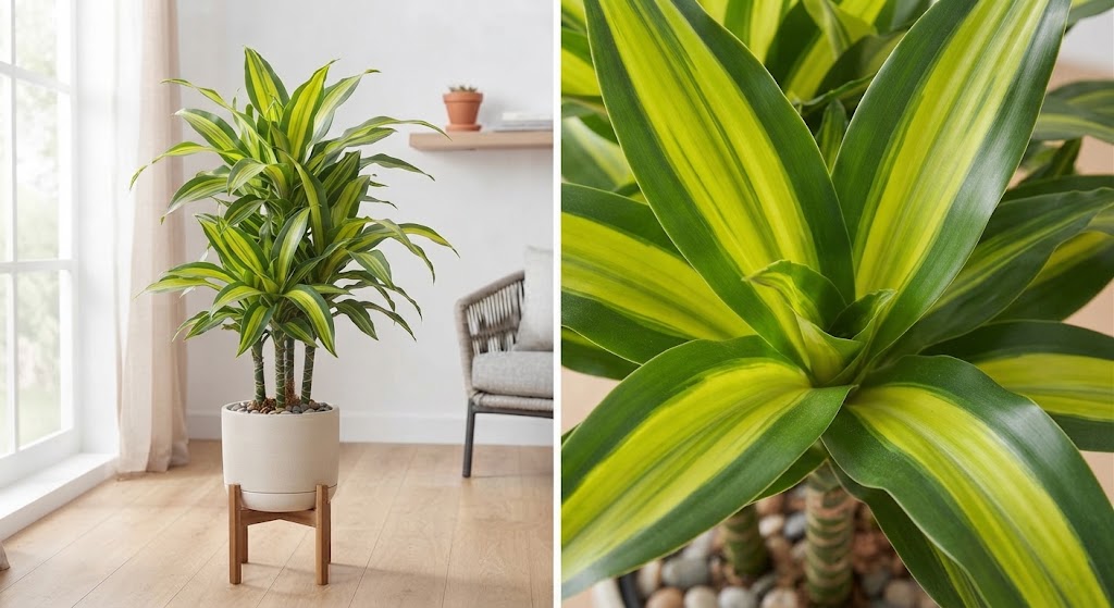 Dracaena fragrans Lemon Lime 24Ø 100cm 8pp